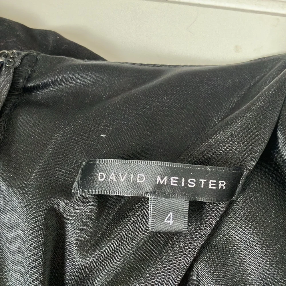 David Meisner black cocktail dress - Picture 7 of 11